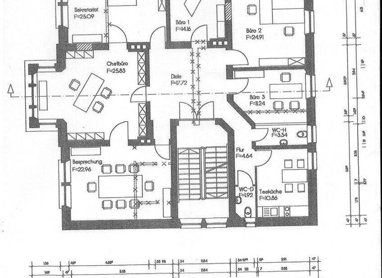 Bürofläche zur Miete 1.800 € 6 Zimmer Pfersee Augsburg 86157