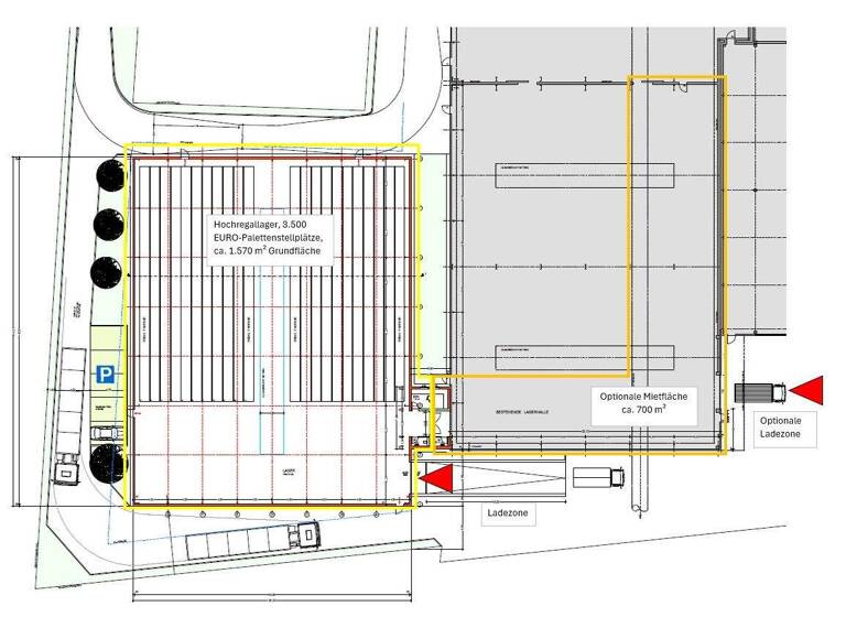 Lagerhalle zur Miete 2.270 m² Lagerfläche Pfarrkirchen 84347