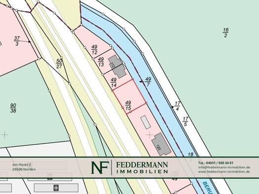 Grundstück zum Kauf 19.900 € 303 m² Grundstück Norden Norden 26506