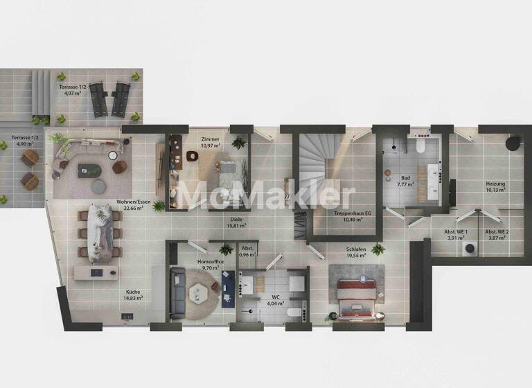 Sonstiges zum Kauf - Erstbezug provisionsfrei als Kapitalanlage geeignet 697.000 € 4 Zimmer 118 m² Rommersdorf Bad Honnef 53604