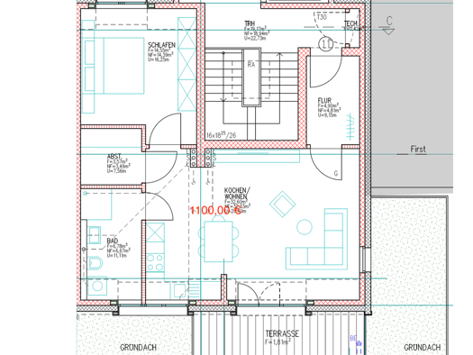 Wohnung zur Miete - Erstbezug 1.100 € 2 Zimmer 64 m² Dachgeschoss, 2. Geschoss frei ab sofort Lange Straße Sulingen 27232