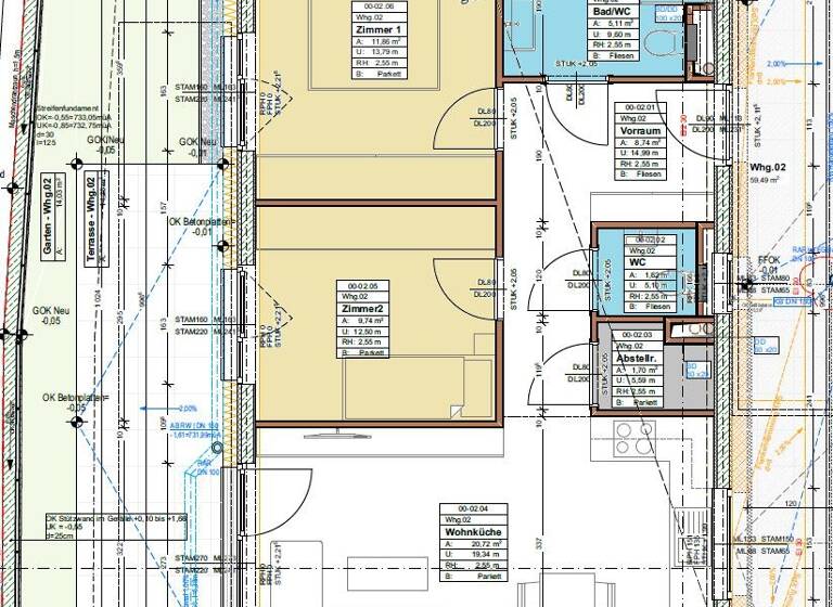 Wohnung zum Kauf - Erstbezug 175.000 € 3 Zimmer 60,6 m² EG Fohnsdorf 8753