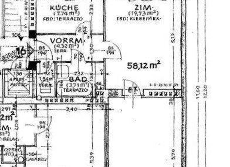 Terrassenwohnung zum Kauf 275.000 € 2,5 Zimmer 58,1 m² 6. Geschoss Klosterneuburger Straße Wien 1200