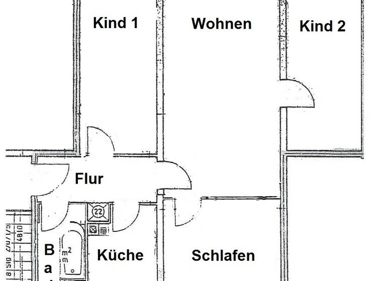 Wohnung zum Kauf 65.000 € 4 Zimmer 69,6 m² 3. Geschoss Weißwasser 02943