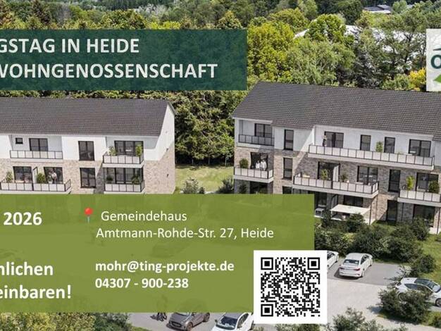 Wohnung zur Miete 673 € 3 Zimmer 79,2 m² 1. Geschoss Süderholm Heide 25746