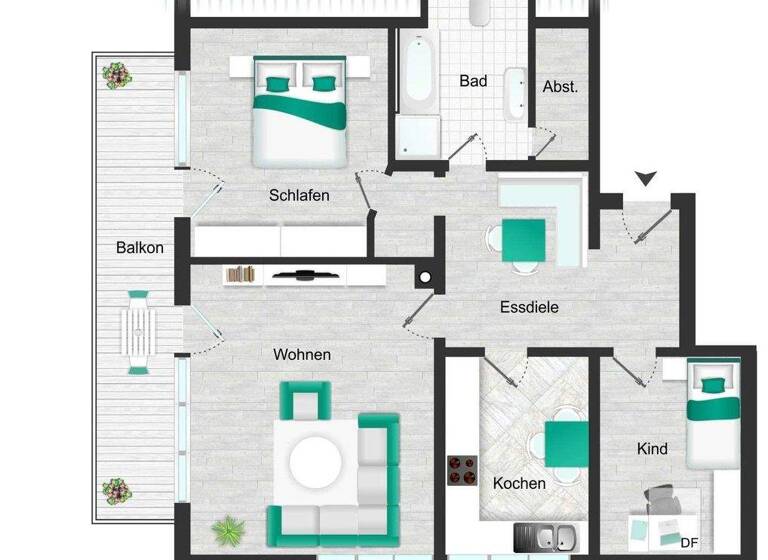 Wohnung zum Kauf provisionsfrei 3 Zimmer 89 m² 2. Geschoss Am Heckacker 60 Kalchreuth 90562