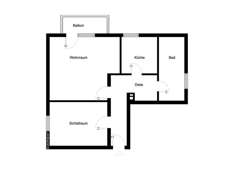 Wohnung zum Kauf 119.000 € 2 Zimmer 58,9 m² Zentrum Iserlohn 58636