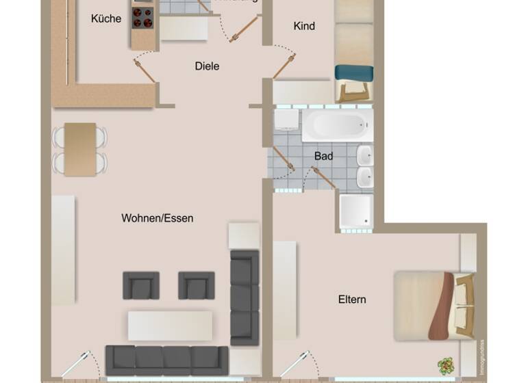 Wohnung zum Kauf 240.000 € 3 Zimmer 94,4 m²<br/>Wohnfläche EG<br/>Geschoss Marbach Villingen-Schwenningen, Marbach 78052