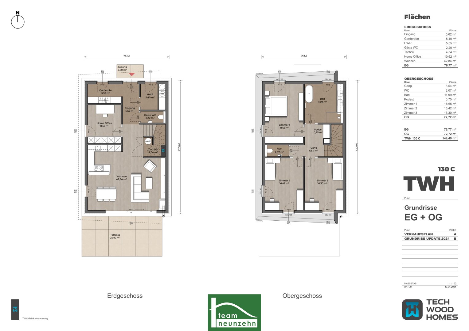 Einfamilienhaus zum Kauf 1.200.000 € 5 Zimmer 149,1 m²<br/>Wohnfläche Tulbingerkogel 60 Tulbingerkogel 3434