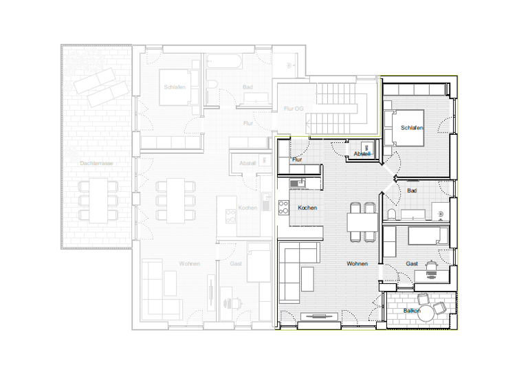 Wohnung zur Miete - Erstbezug 1.250 € 3 Zimmer 78,3 m² 1. Geschoss frei ab 01.05.2026 Möhrendorf 91096