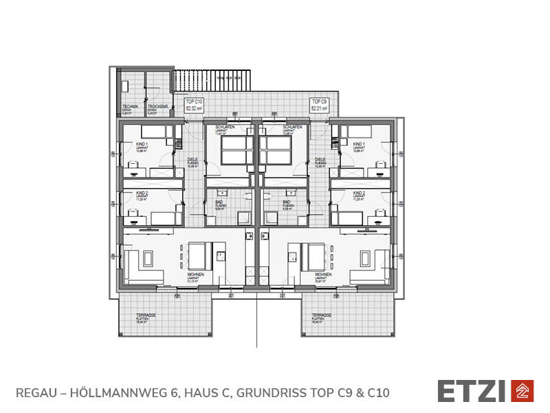 Wohnung zum Kauf provisionsfrei 336.500 € 4 Zimmer 82,2 m²<br/>Wohnfläche Regau 4844