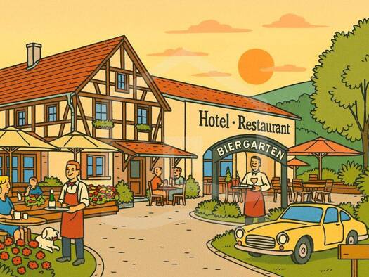 Hotel zur Miete 14 Zimmer 375 m² Gastrofläche Neckarsulm 74172