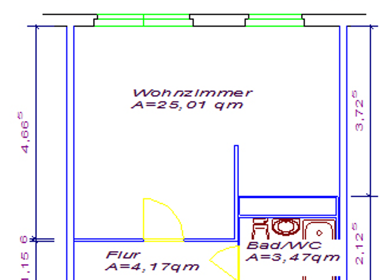 Studio zur Miete 248 € 1 Zimmer 32,6 m² 4. Geschoss frei ab 01.05.2026 Frankenheimer Weg 24 Schönau Leipzig 04205