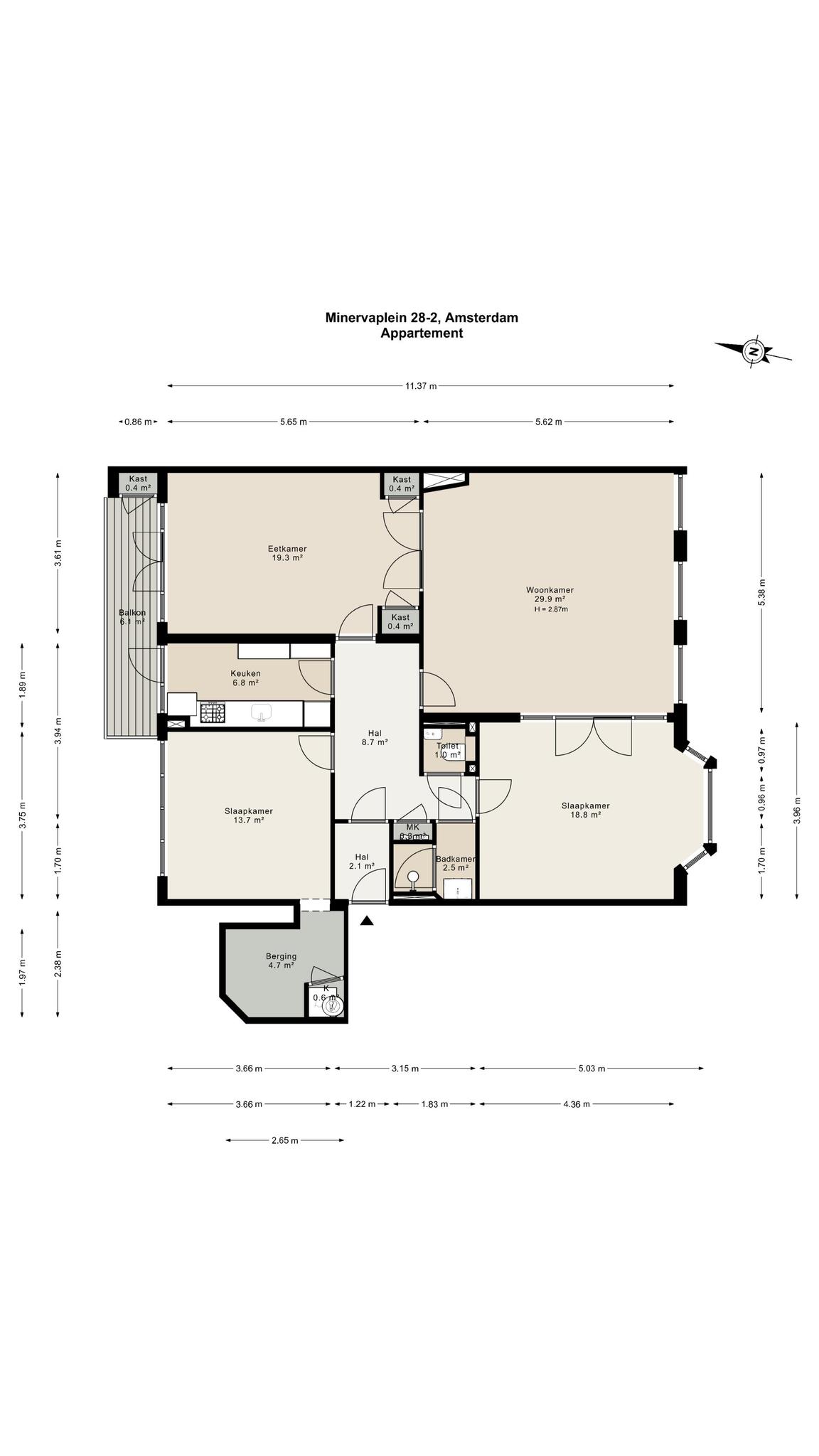 Haus zum Kauf 1.000.000 € 5 Zimmer 116 m²<br/>Wohnfläche minervaplein 28 2 amsterdam 1077 TS