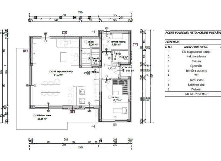 Haus zum Kauf 825.000 € 6 Zimmer 233 m² Centar - Gulici