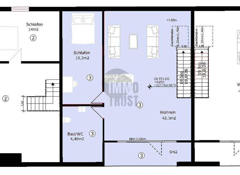 Maisonette zum Kauf 399.000 € 4 Zimmer 167 m² 2. Geschoss Brehmen Königheim / Brehmen 97953