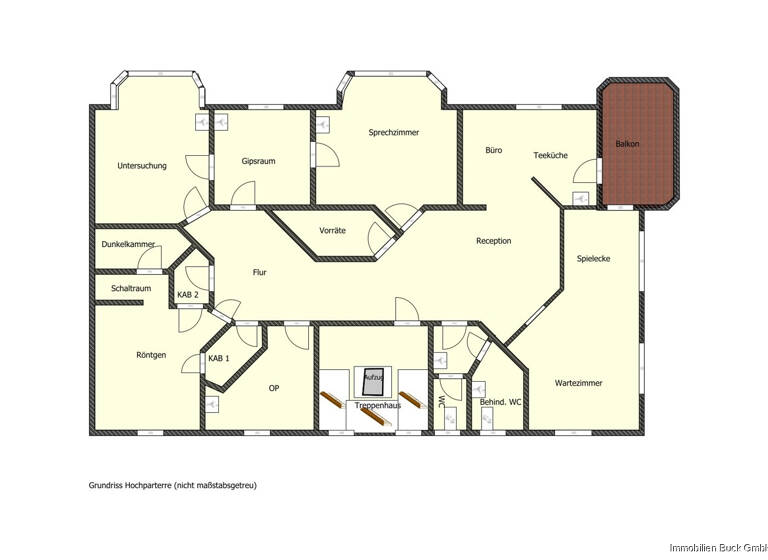 Praxis zur Miete 8,60 € 7 Zimmer 180 m² Bürofläche Geislingen Geislingen an der Steige 73312