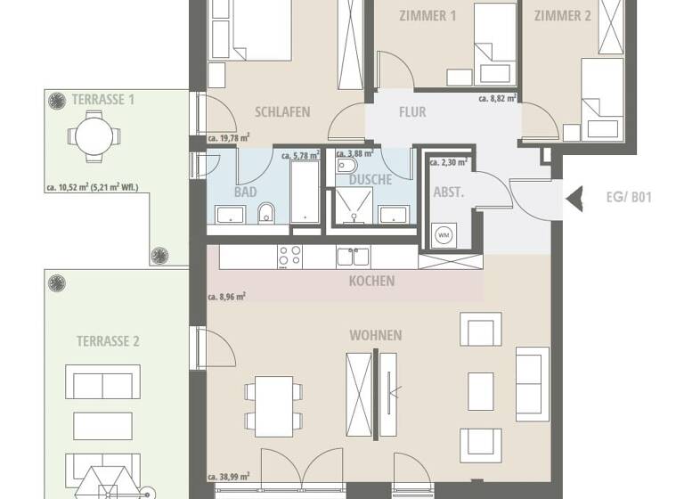 Wohnung zum Kauf provisionsfrei 643.900 € 4 Zimmer 131 m² Speyer 67346