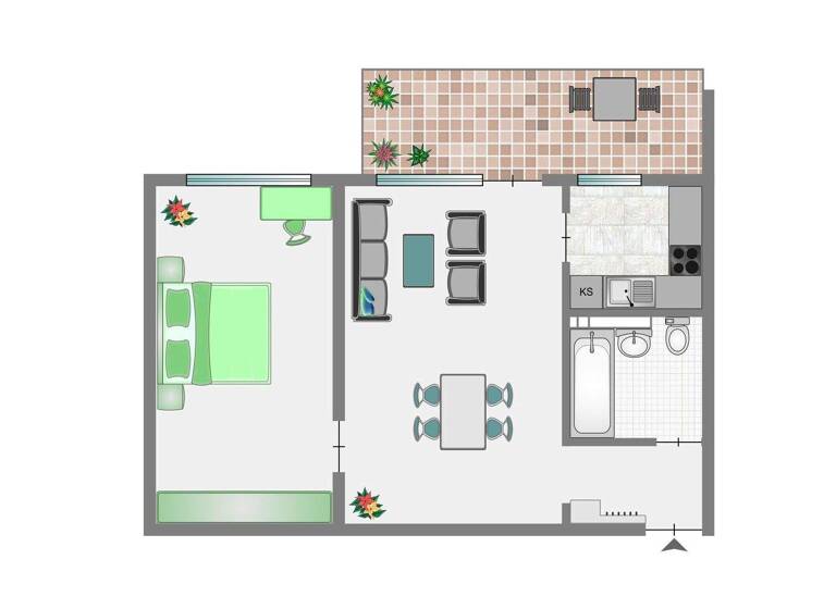 Wohnung zum Kauf 199.000 € 2 Zimmer 50 m² 2. Geschoss Nellingen Ostfildern 73760