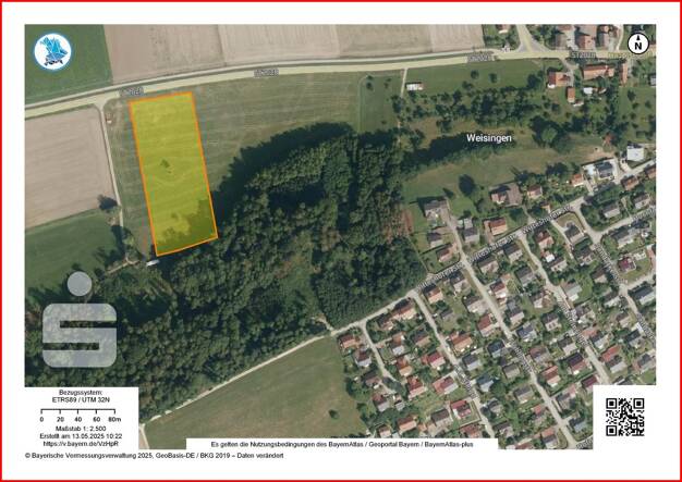 Land-/Forstwirtschaft zum Kauf 11.403 m² Grundstück Holzheim Holzheim 89438