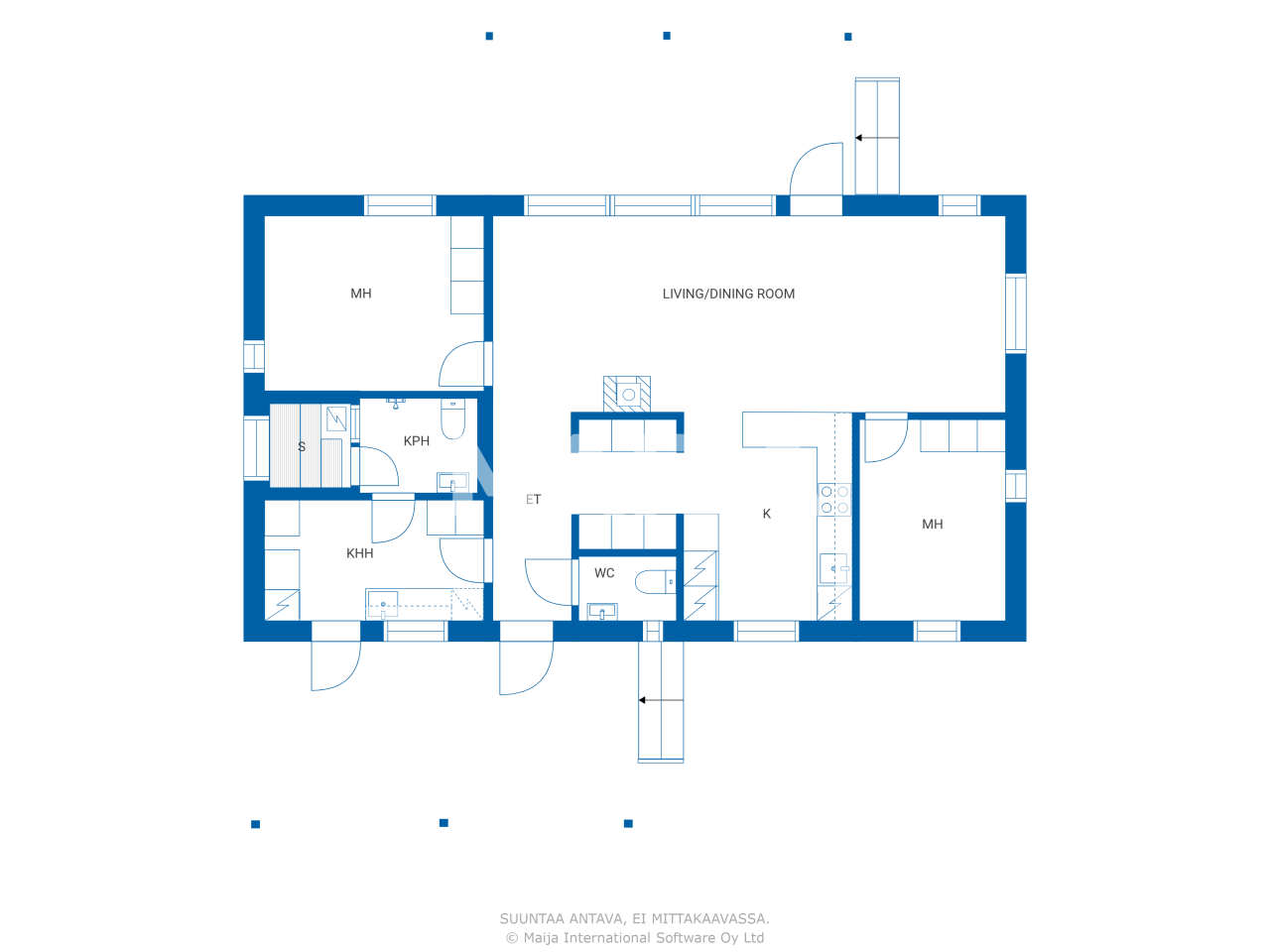 Einfamilienhaus zum Kauf 459.000 € 3 Zimmer 96 m²<br/>Wohnfläche 2.083 m²<br/>Grundstück Lehtimäentie 4 C Vantaa 01760