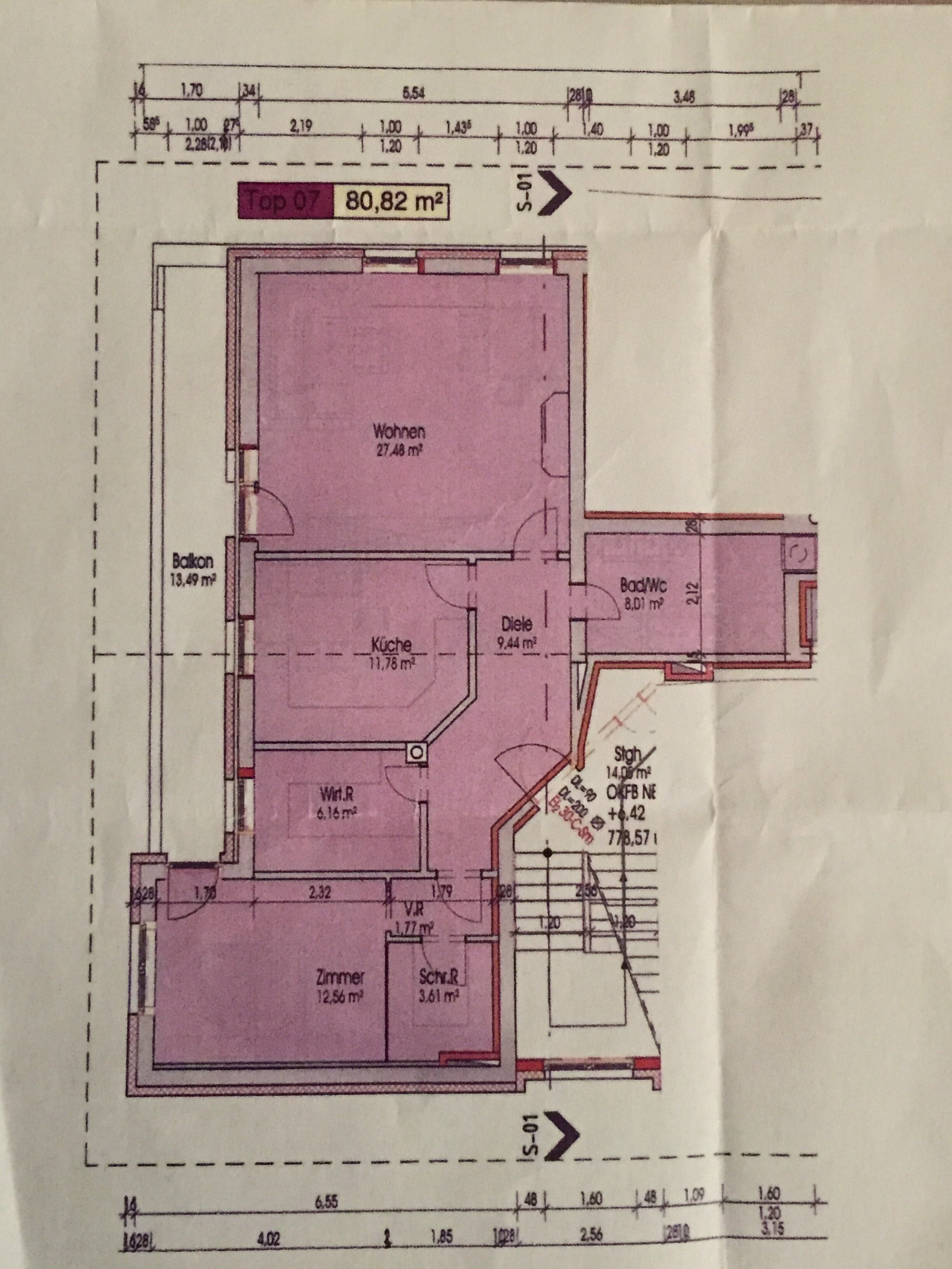 Wohnung zur Miete 1.220 € 3 Zimmer 80,8 m²<br/>Wohnfläche Mitterland 10 Mitterland 6335