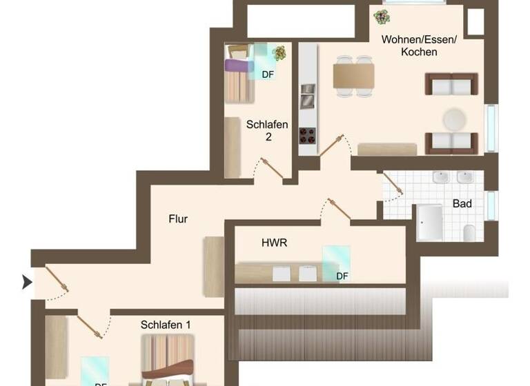 Wohnung zum Kauf provisionsfrei 289.900 € 3 Zimmer 82,3 m²<br/>Wohnfläche Haselünne Haselünne 49740