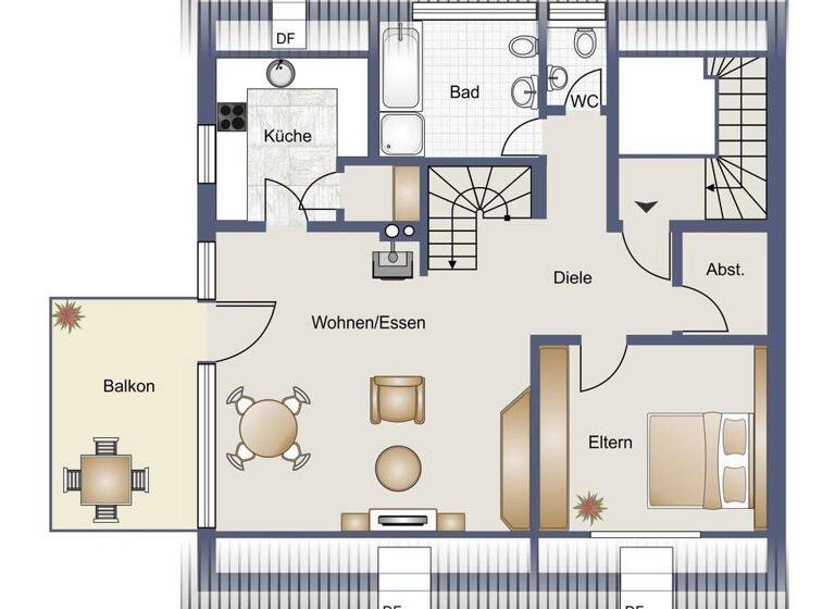 Maisonette zum Kauf 379.000 € 4,5 Zimmer 121,8 m² 2. Geschoss Villingendorf 78667