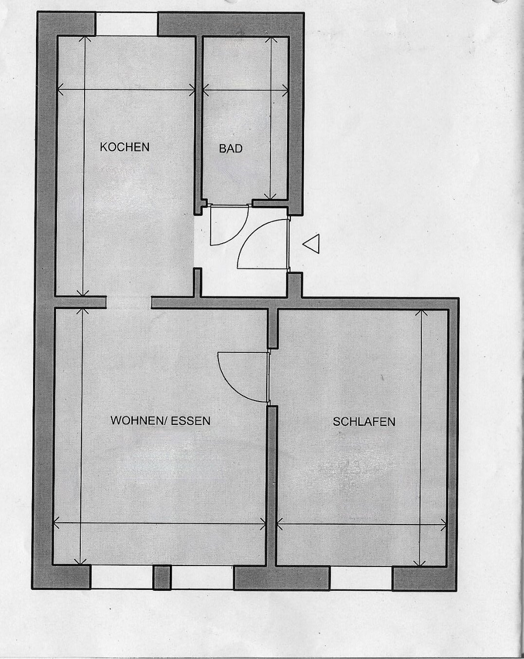 Studio zur Miete 315 € 2 Zimmer 46 m²<br/>Wohnfläche 2.<br/>Geschoss ab sofort<br/>Verfügbarkeit Weststraße 89 Leithe Bochum 44866