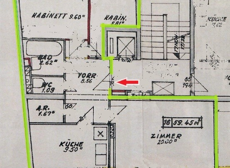 Terrassenwohnung zur Miete 990 € 2 Zimmer 60 m² Wien 1210