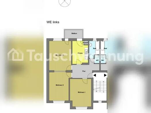 Wohnung zur Miete Tauschwohnung 1.100 € 3 Zimmer 84 m² Sülz Köln 50939