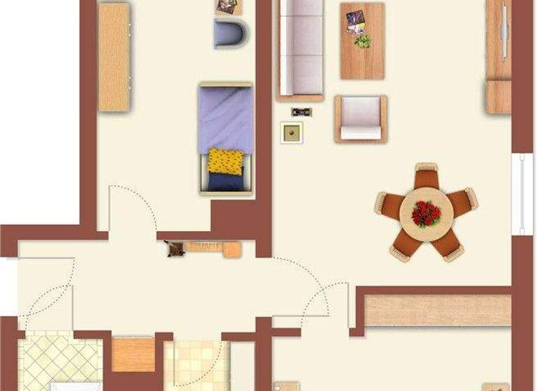 Wohnung zur Miete 502 € 3 Zimmer 59,1 m² 2. Geschoss frei ab sofort Riefstahlstr. 66 Neustrelitz 17235