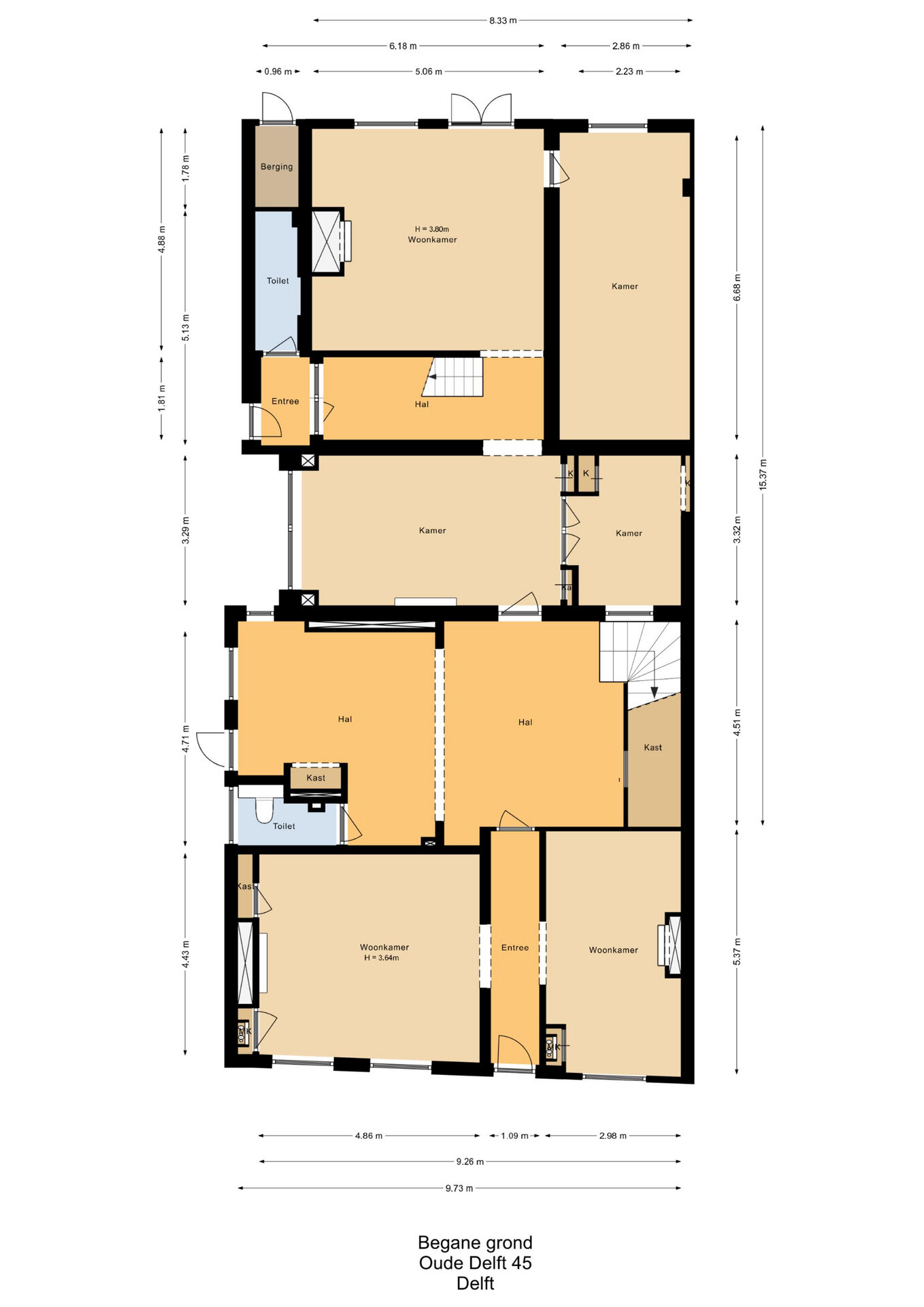 Haus zum Kauf 1.950.000 € 11 Zimmer 474 m²<br/>Wohnfläche 495 m²<br/>Grundstück oude delft 45 delft 2611 BC