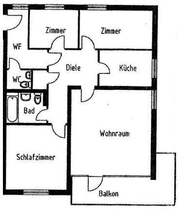 Wohnung zur Miete 866 € 3,5 Zimmer 91,6 m²<br/>Wohnfläche Flottmoorring 56-58 Kaltenkirchen 24568