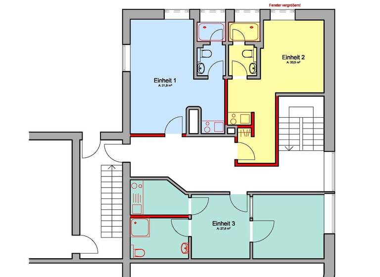Studio zur Miete 320 € 1 Zimmer 42 m² EG frei ab sofort Adolph-Roemer-Str. 39 Clausthal-Zellerfeld 38678