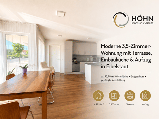 Wohnung zum Kauf 372.000 € 3,5 Zimmer 93 m² EG Würzburger Straße 14 b Eibelstadt 97246