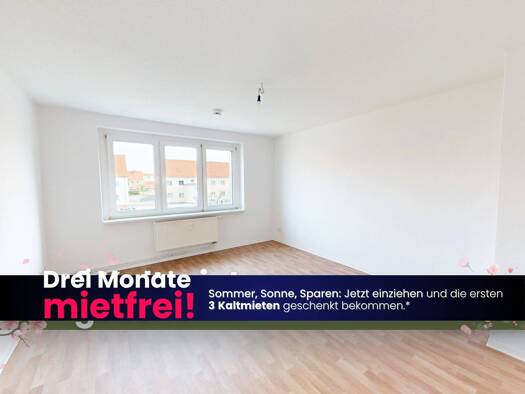 Wohnung zur Miete 359 € 3 Zimmer 58,4 m² 1. Geschoss frei ab 01.11.2026 Nordstraße 15 Lutherstadt Wittenberg Wittenberg 06886