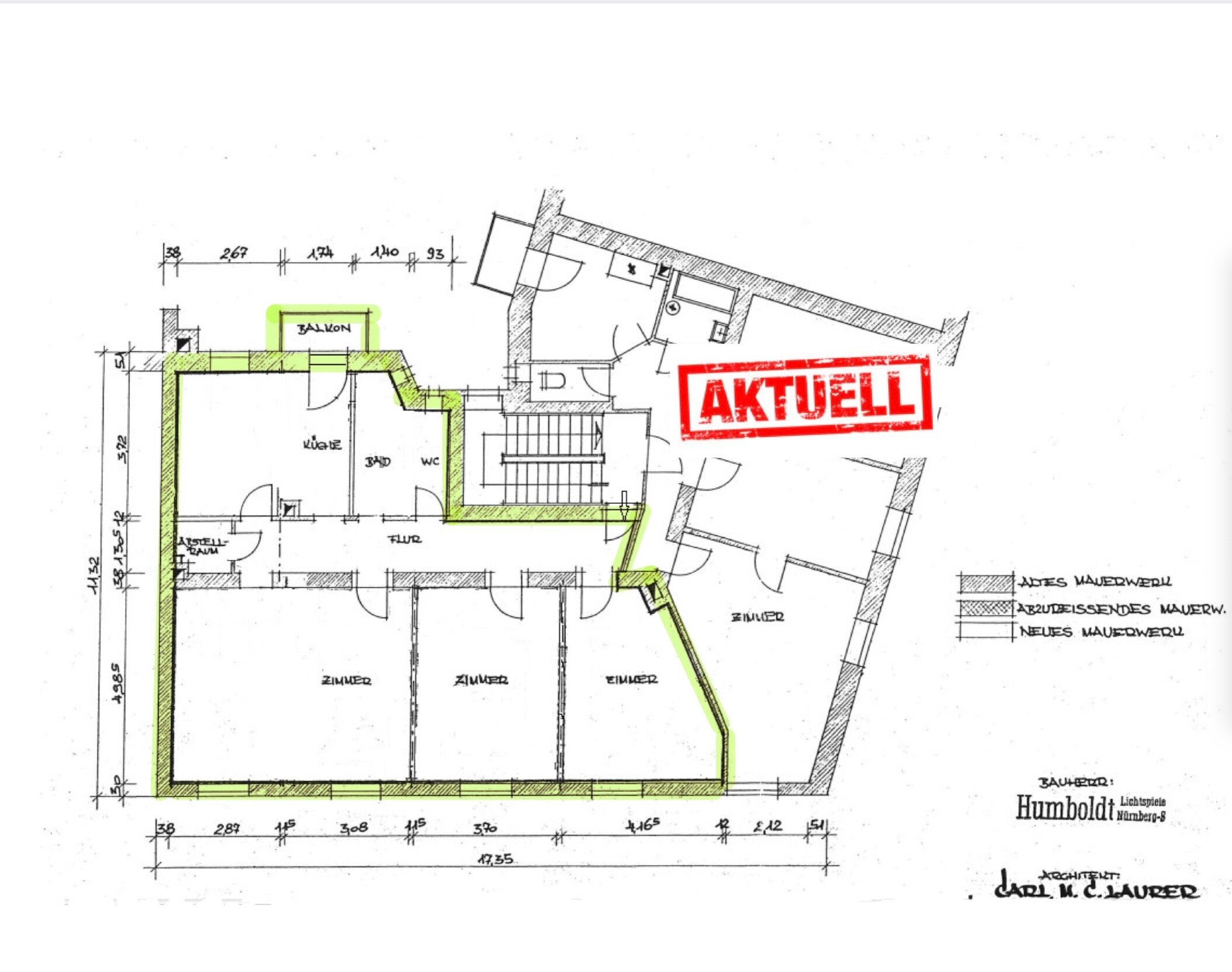 Wohnung zum Kauf 297.500 € 3 Zimmer 104,8 m²<br/>Wohnfläche 2.<br/>Geschoss Galgenhof Nürnberg 90459