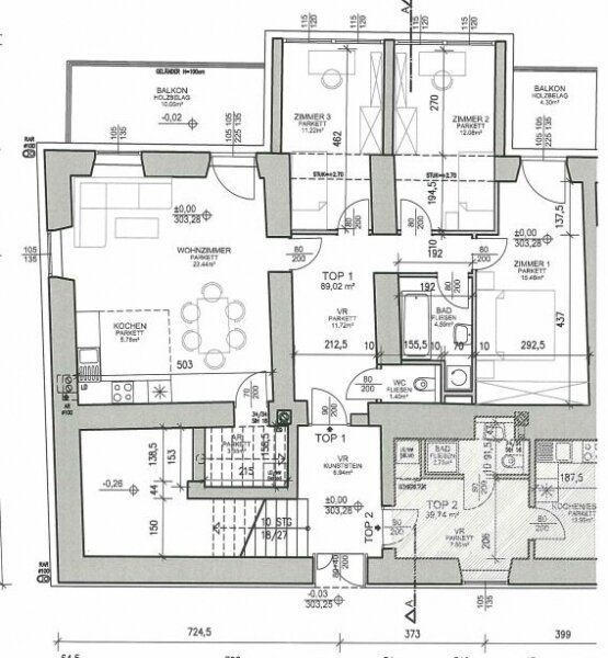 Wohnung zur Miete 1.159 € 4 Zimmer 90,9 m²<br/>Wohnfläche EG<br/>Geschoss Kirchengasse Gösing am Wagram 3482