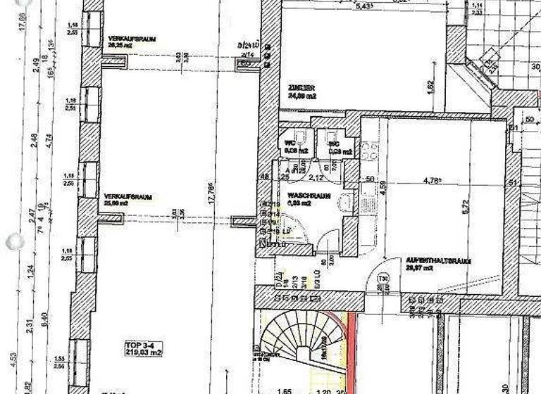 Laden zur Miete 7,75 € 3 Zimmer Wien 15.,Rh-Fh 1150