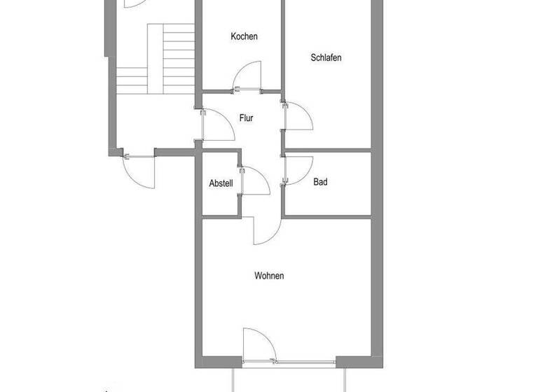Wohnung zur Miete 599 € 2 Zimmer 63,5 m² 1. Geschoss Stadtberg 21 Westerweyhe Uelzen 29525