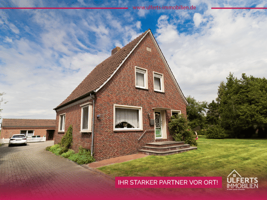 Einfamilienhaus zum Kauf 220.000 € 4 Zimmer 120 m² 1.691 m² Grundstück Hatshausen Moormerland 26802