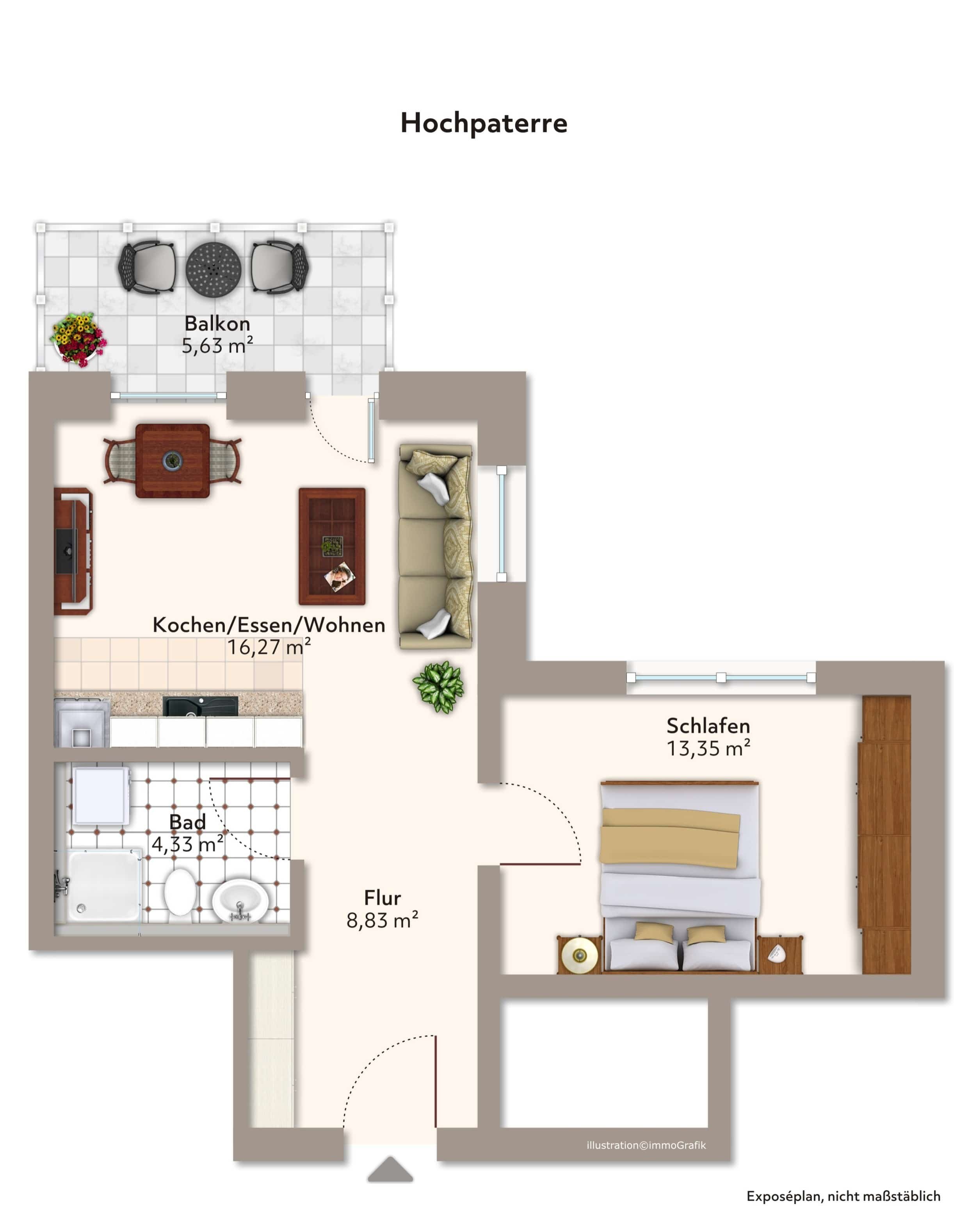 Wohnung zum Kauf provisionsfrei 173.508 € 2 Zimmer 45,7 m²<br/>Wohnfläche Ilmenau Ilmenau 98693