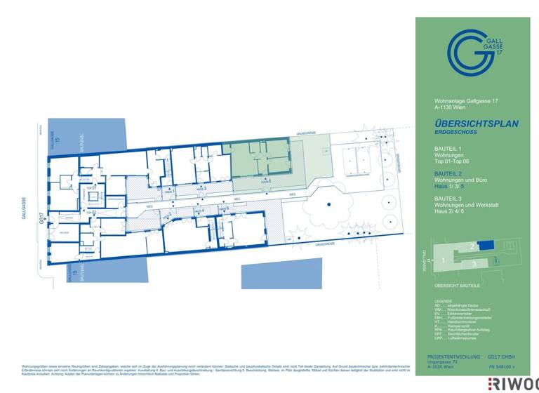 Büro zum Kauf - Erstbezug 499.000 € 3 Zimmer Gallgasse 17 Wien 1130