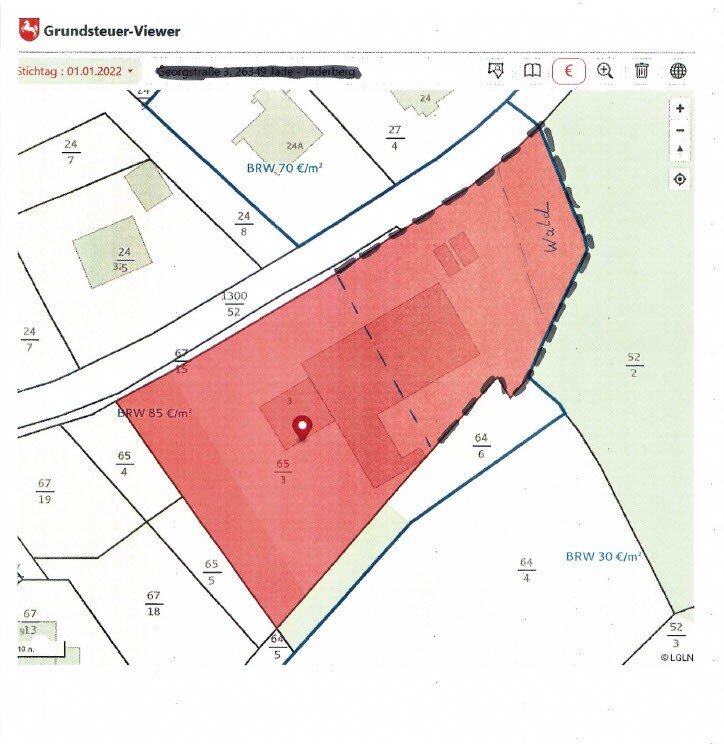 Grundstück zum Kauf 250.000 € 1.600 m²<br/>Grundstück Jaderberg Jade 26349