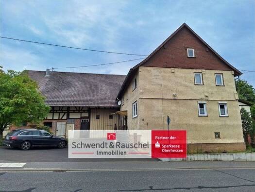 Einfamilienhaus zum Kauf 119.000 € 7 Zimmer 90 m² 2.514 m² Grundstück Udenhausen Grebenau 36323