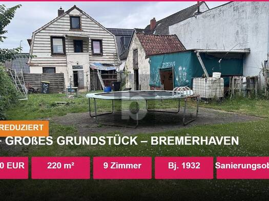 Mehrfamilienhaus zum Kauf 199.000 € 9 Zimmer 220 m² 479 m² Grundstück Lehe Lehe 27580