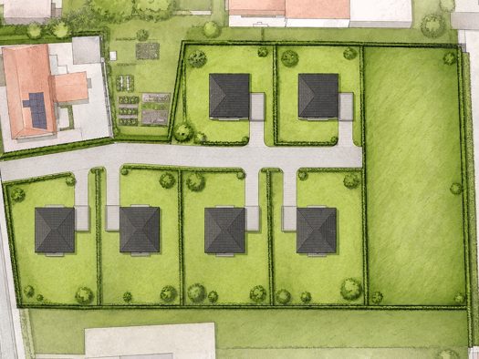Grundstück zum Kauf Baugenehmigung vorhanden Wiesenweg 7 Wallwitz Petersberg 06193