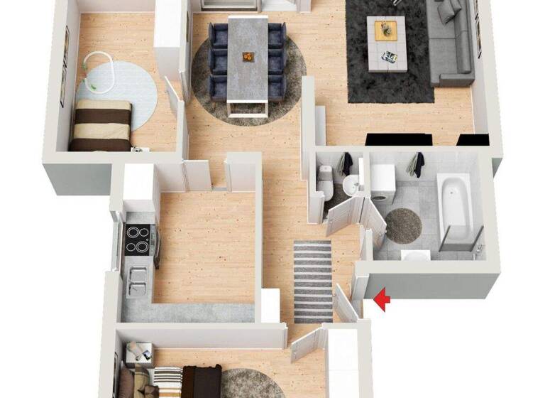 Wohnung zum Kauf 299.000 € 3 Zimmer 88,8 m² 1. Geschoss Seeheim Seeheim-Jugenheim 64342