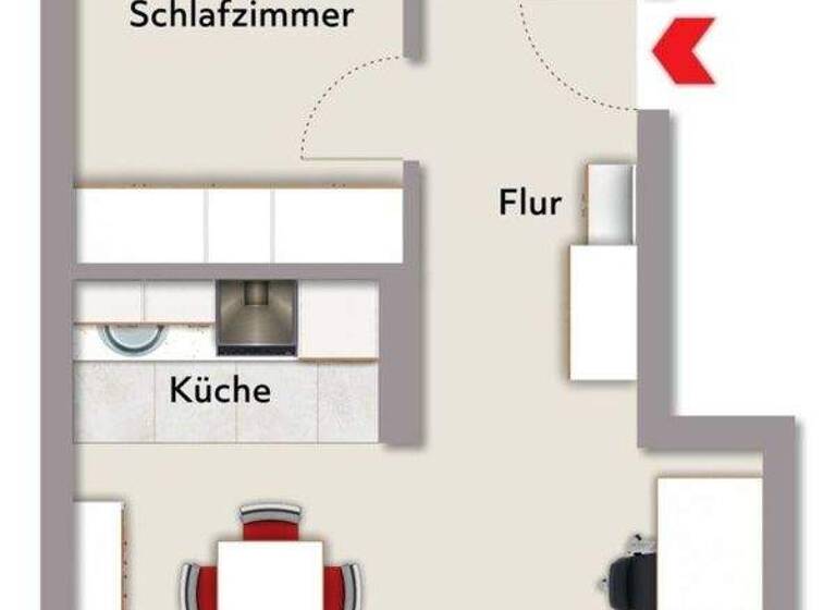 Wohnung zum Kauf 249.000 € 2 Zimmer 54,5 m² 4. Geschoss St Leonhard Nürnberg 90439